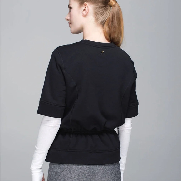 04 Lululemon Peplum Pullover - Picture 2 of 3